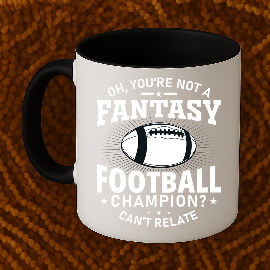 Fantasy Football Champion Slogan Mug