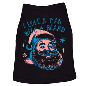 Funny Funny Christmas I Love A Man With A Beard Doggie Tank