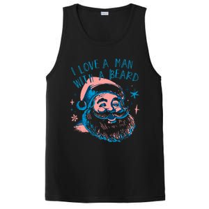 Funny Funny Christmas I Love A Man With A Beard PosiCharge Competitor Tank