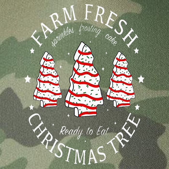 Farm Fresh Christmas Tree Cakes Funny Tree Farm Xmas Pajamas Legacy Tie Dye Trucker Hat