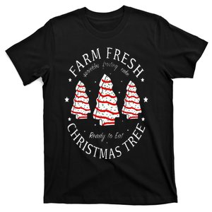 Farm Fresh Christmas Tree Cakes Funny Tree Farm Xmas Pajamas T-Shirt