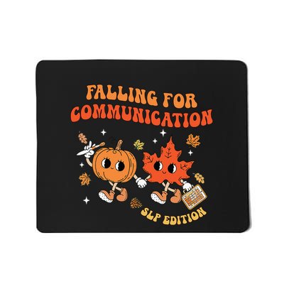 Falling For Communication Slp Edition Fall Thanksgiving Mousepad