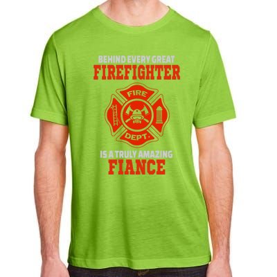 Firefighter Fiance Cool Gift Adult ChromaSoft Performance T-Shirt