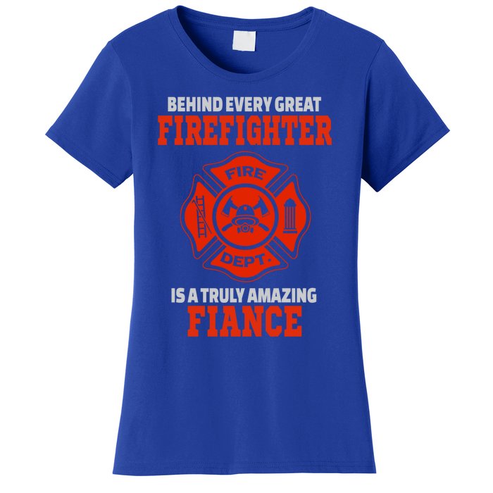 Firefighter Fiance Cool Gift Women's T-Shirt