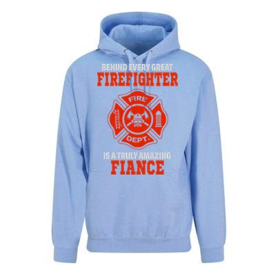 Firefighter Fiance Cool Gift Unisex Surf Hoodie