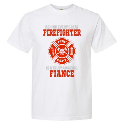 Firefighter Fiance Cool Gift Garment-Dyed Heavyweight T-Shirt