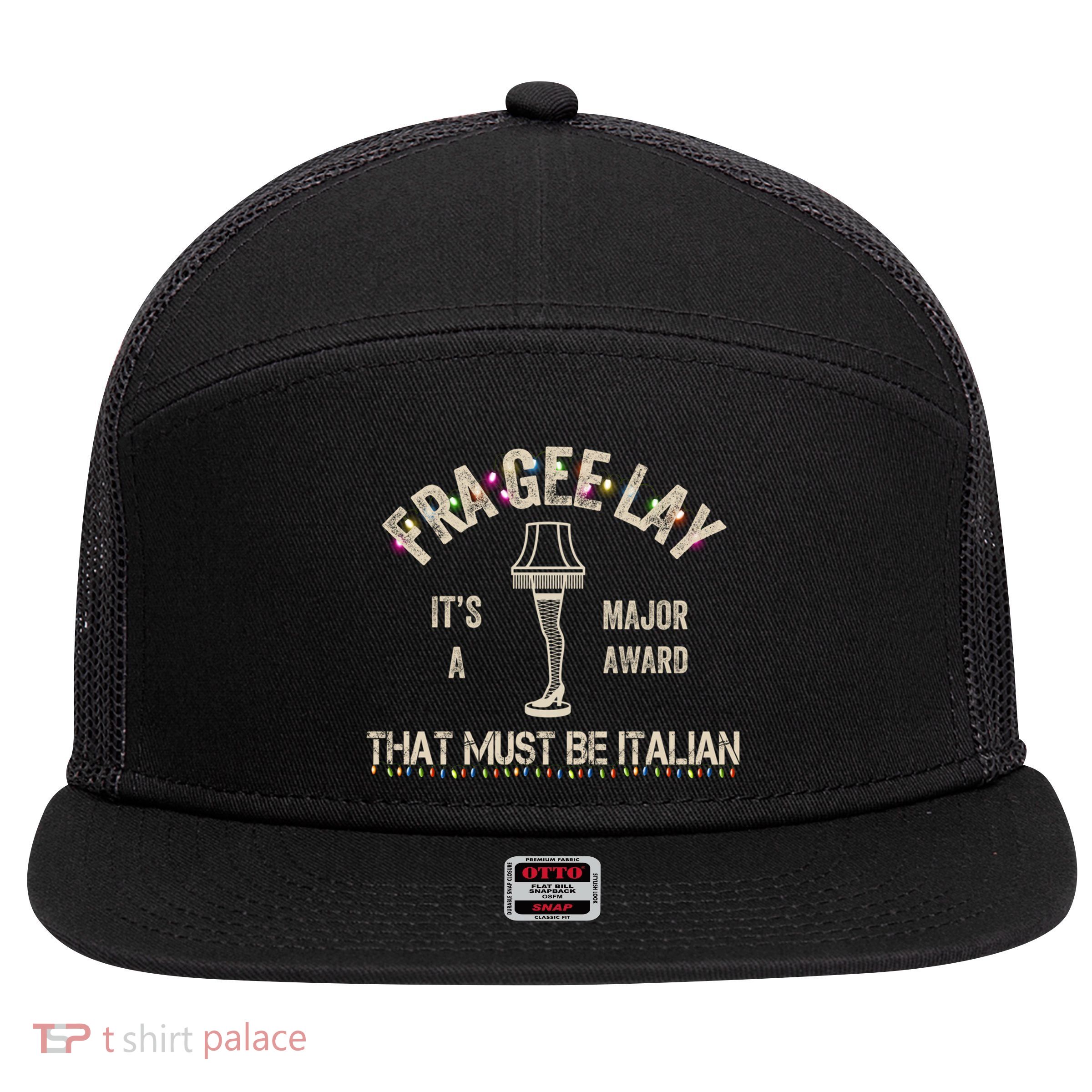Frageelay Funny Christmas Story Fragile Lamp Classic 7 Panel Mesh Trucker Snapback Hat
