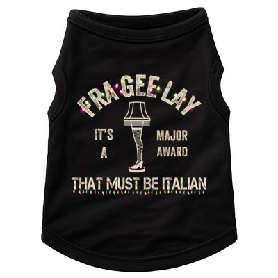 Frageelay Funny Christmas Story Fragile Lamp Classic Doggie Tank