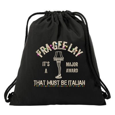 Frageelay Funny Christmas Story Fragile Lamp Classic Drawstring Bag