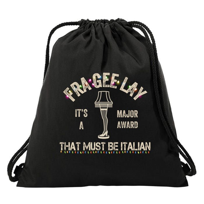 Frageelay Funny Christmas Story Fragile Lamp Classic Drawstring Bag