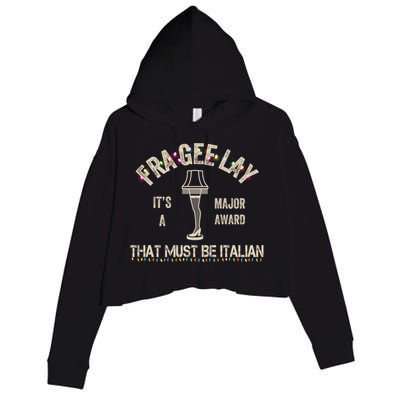 Frageelay Funny Christmas Story Fragile Lamp Classic Crop Fleece Hoodie