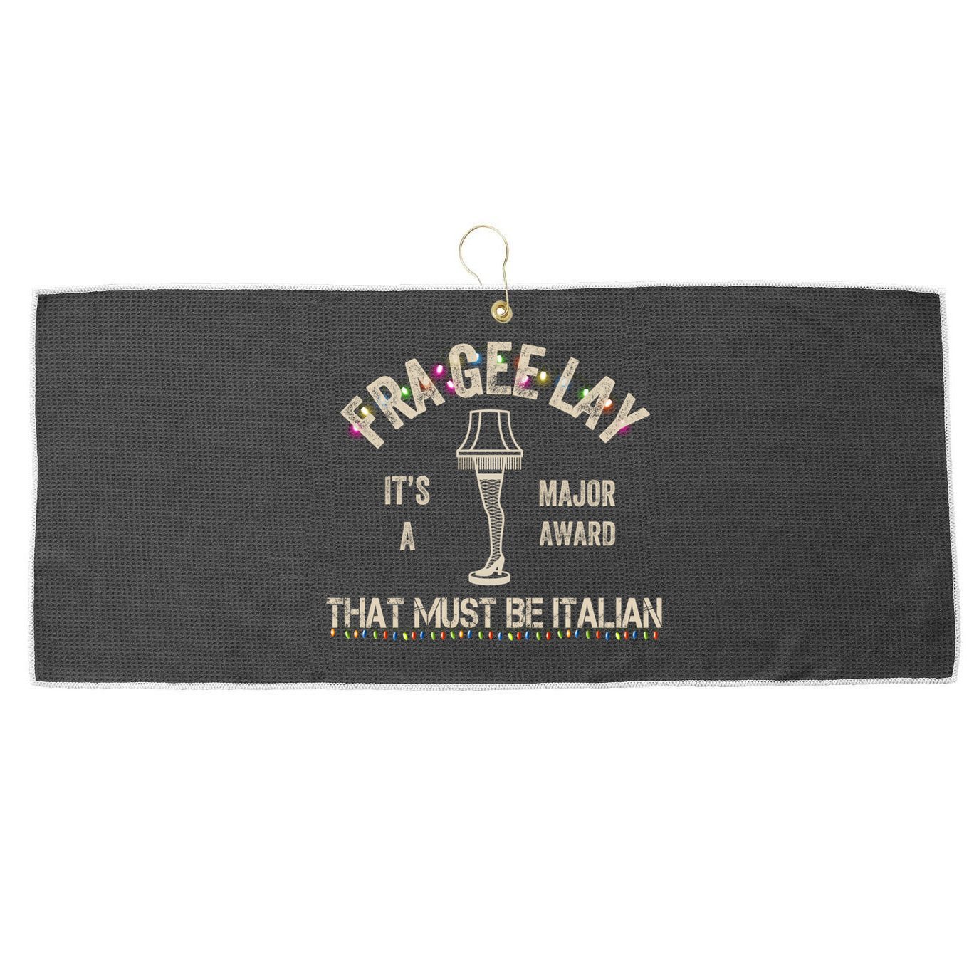 Frageelay Funny Christmas Story Fragile Lamp Classic Large Microfiber Waffle Golf Towel