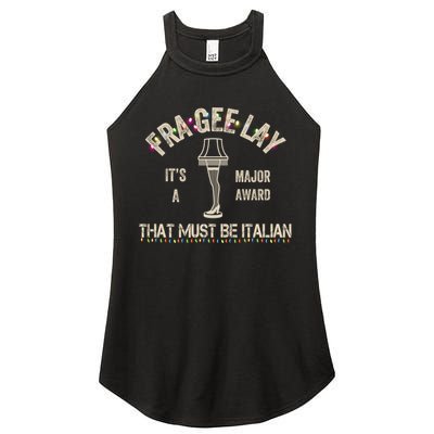 Frageelay Funny Christmas Story Fragile Lamp Classic Women's Perfect Tri Rocker Tank