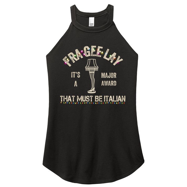 Frageelay Funny Christmas Story Fragile Lamp Classic Women's Perfect Tri Rocker Tank