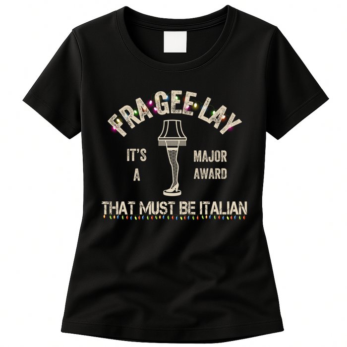 Frageelay Funny Christmas Story Fragile Lamp Classic Womens T-Shirt