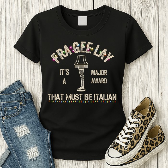 Frageelay Funny Christmas Story Fragile Lamp Classic Womens T-Shirt