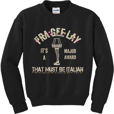 Frageelay Funny Christmas Story Fragile Lamp Classic Kids Sweatshirt