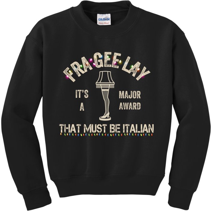 Frageelay Funny Christmas Story Fragile Lamp Classic Kids Sweatshirt