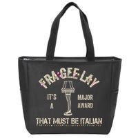 Frageelay Funny Christmas Story Fragile Lamp Classic Zip Tote Bag