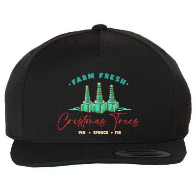Farm Fresh Christmas Trees Nurse Respiratory Therapist Wool Snapback Cap