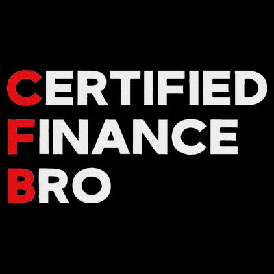 Funny Finance Certified Finance Bro Finance Lovers T-Shirt
