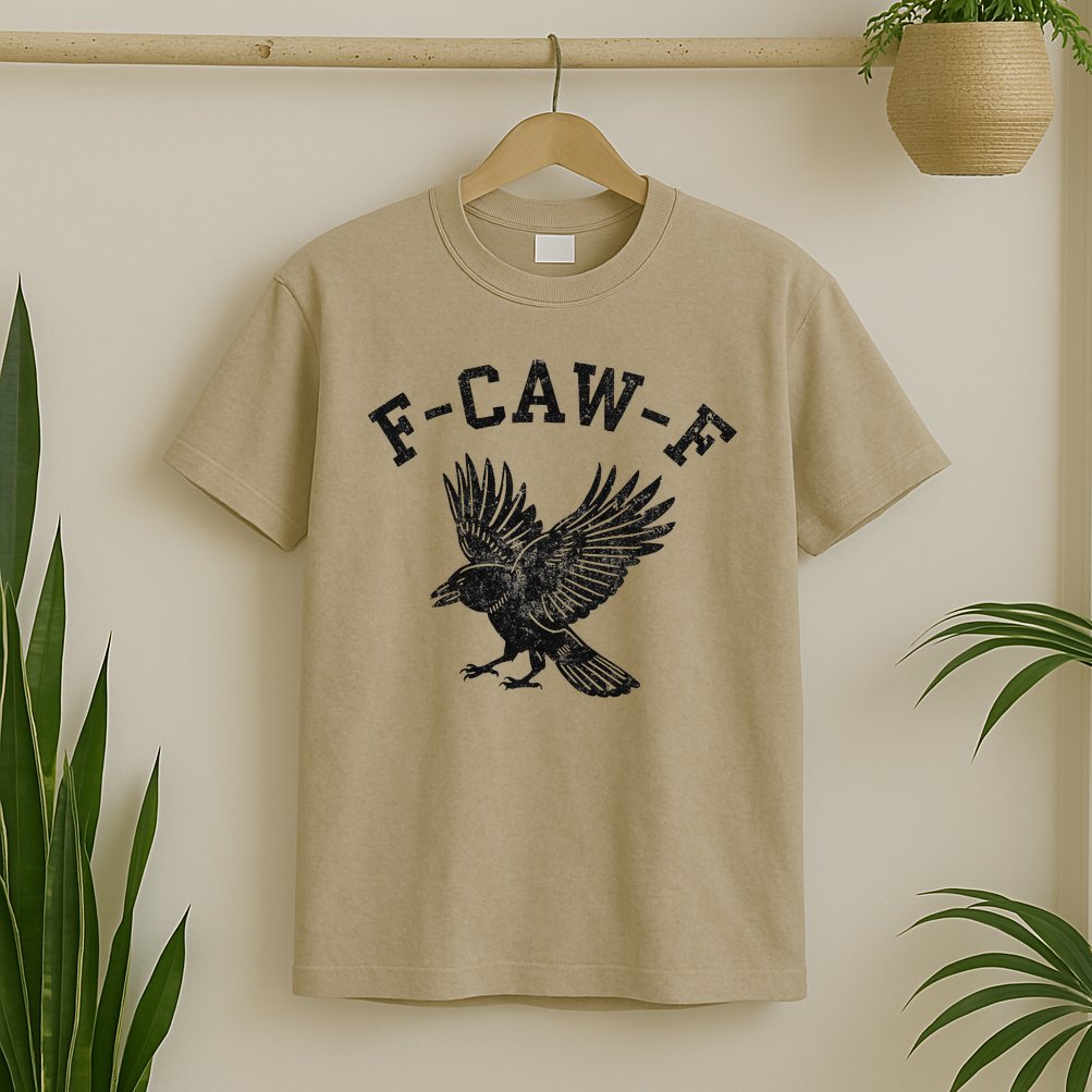 Funny F CAW F Crow T-Shirt
