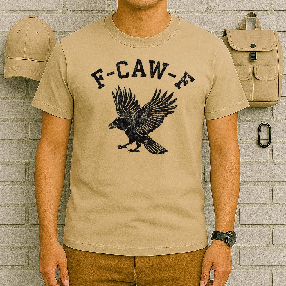Funny F CAW F Crow T-Shirt