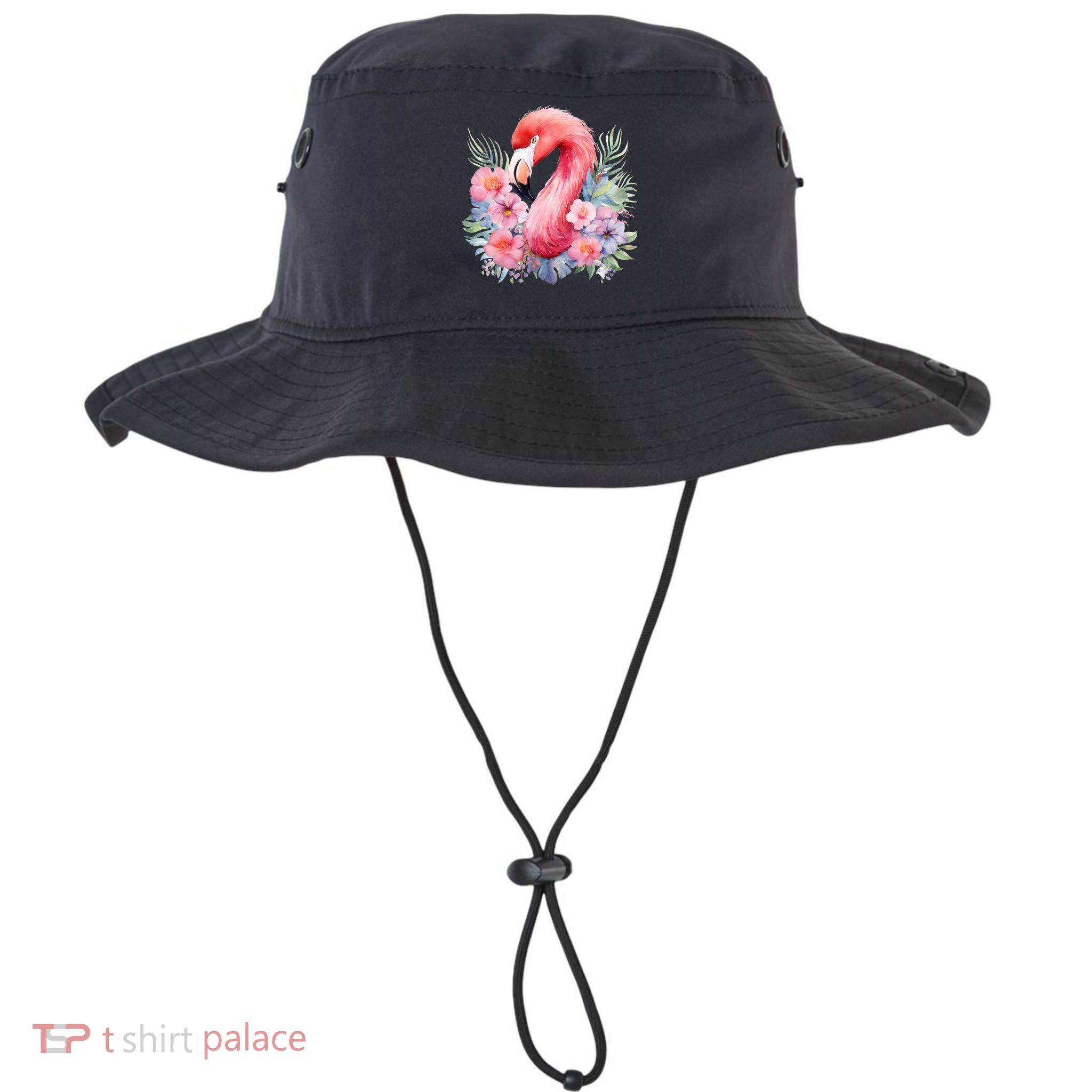 Floral Flamingo Cute Tropical Bucket Hat
