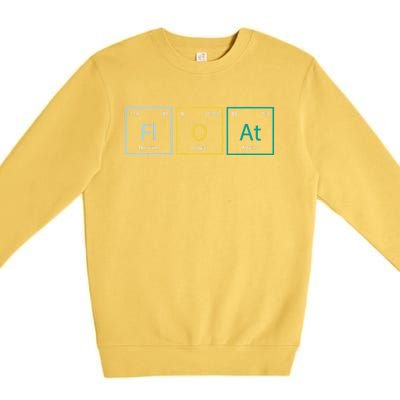 float funny chemistry onewheel eskate float life skateboard Premium Crewneck Sweatshirt