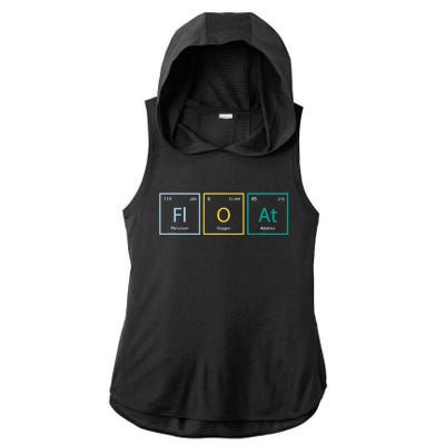 float funny chemistry onewheel eskate float life skateboard Ladies PosiCharge Tri-Blend Wicking Draft Hoodie Tank