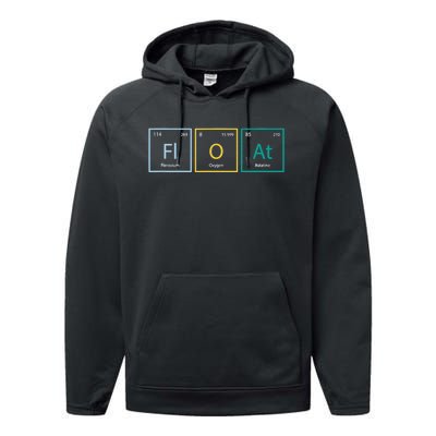 float funny chemistry onewheel eskate float life skateboard Performance Fleece Hoodie