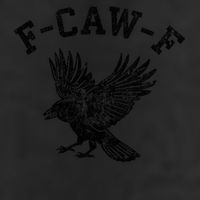 Funny F CAW F Crow 7 Panel Mesh Trucker Snapback Hat