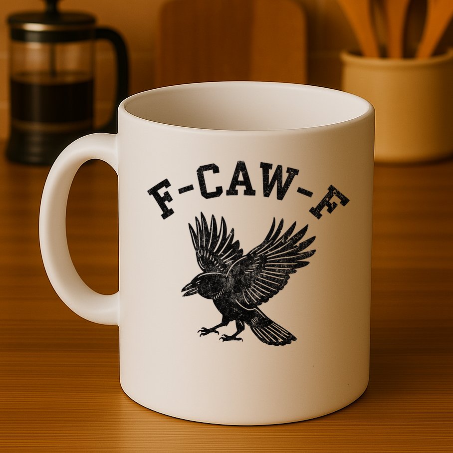 Funny F CAW F Crow Mug