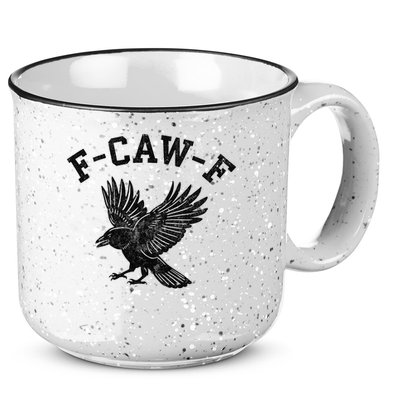 Funny F CAW F Crow 15oz Campfire Ceramic Mug