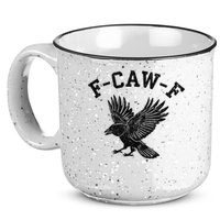 Funny F CAW F Crow 15oz Campfire Ceramic Mug