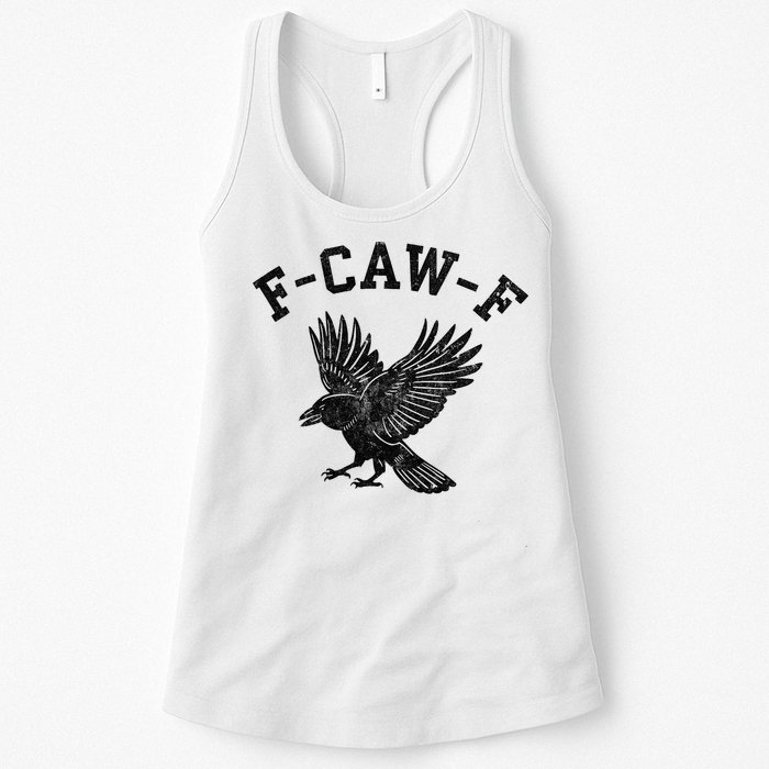 Funny F CAW F Crow Womens Tank Top