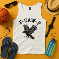 Funny F CAW F Crow Tank Top