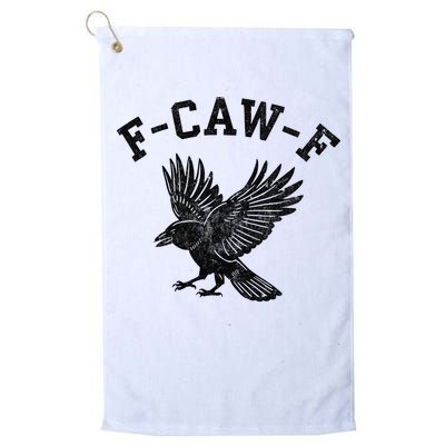 Funny F CAW F Crow Golf Towel