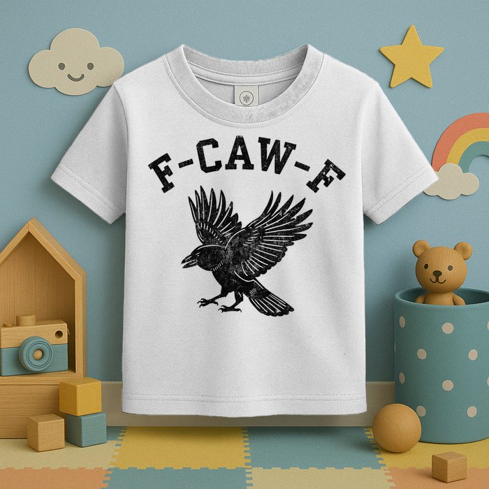 Funny F CAW F Crow Toddler T-Shirt