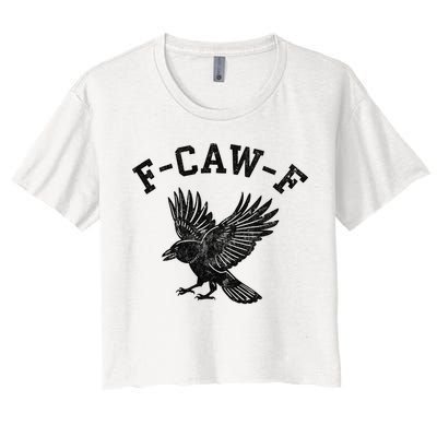 Funny F CAW F Crow Crop Top