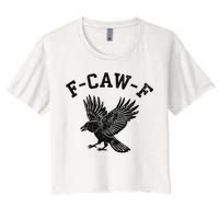Funny F CAW F Crow Crop Top