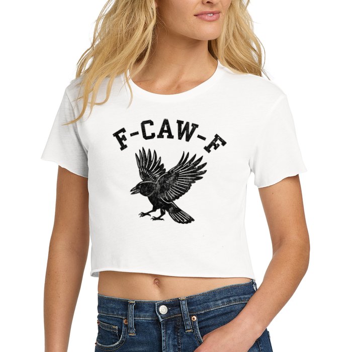 Funny F CAW F Crow Crop Top