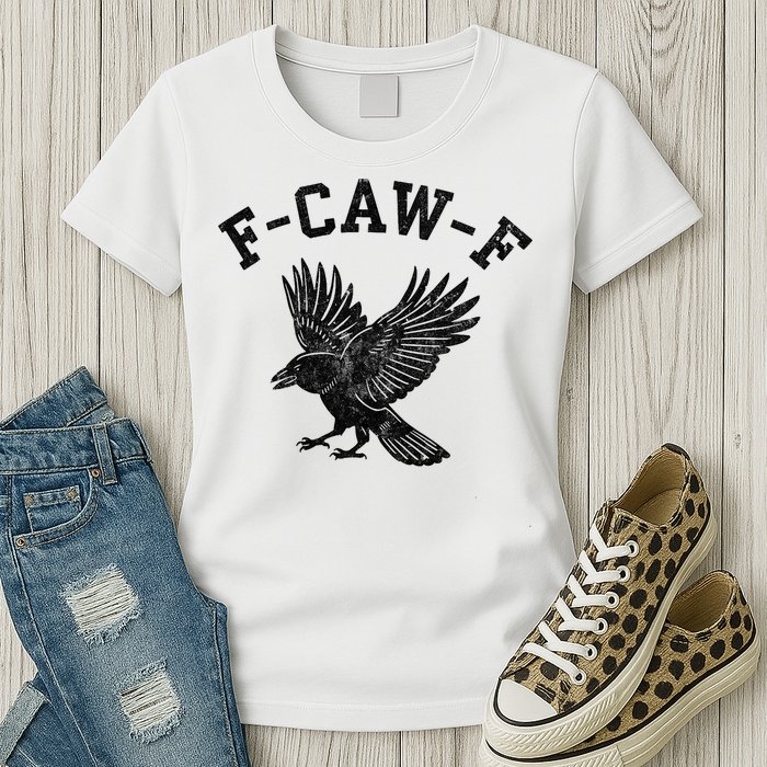 Funny F CAW F Crow Womens T-Shirt