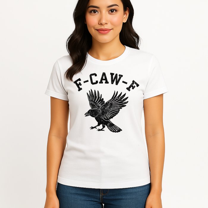 Funny F CAW F Crow Womens T-Shirt