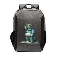 Funny Fat Cat Art Design Print Vector Backpack