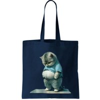 Funny Fat Cat Art Design Print Bag