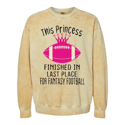 Fantasy Football Champion I Suck At Fantasy Football Unicorn Colorblast Crewneck Sweatshirt