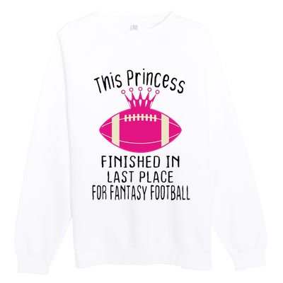 Fantasy Football Champion I Suck At Fantasy Football Unicorn Premium Crewneck Sweatshirt