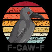 Funny F-Caw-F Crow Bird 16oz Travel Tumbler