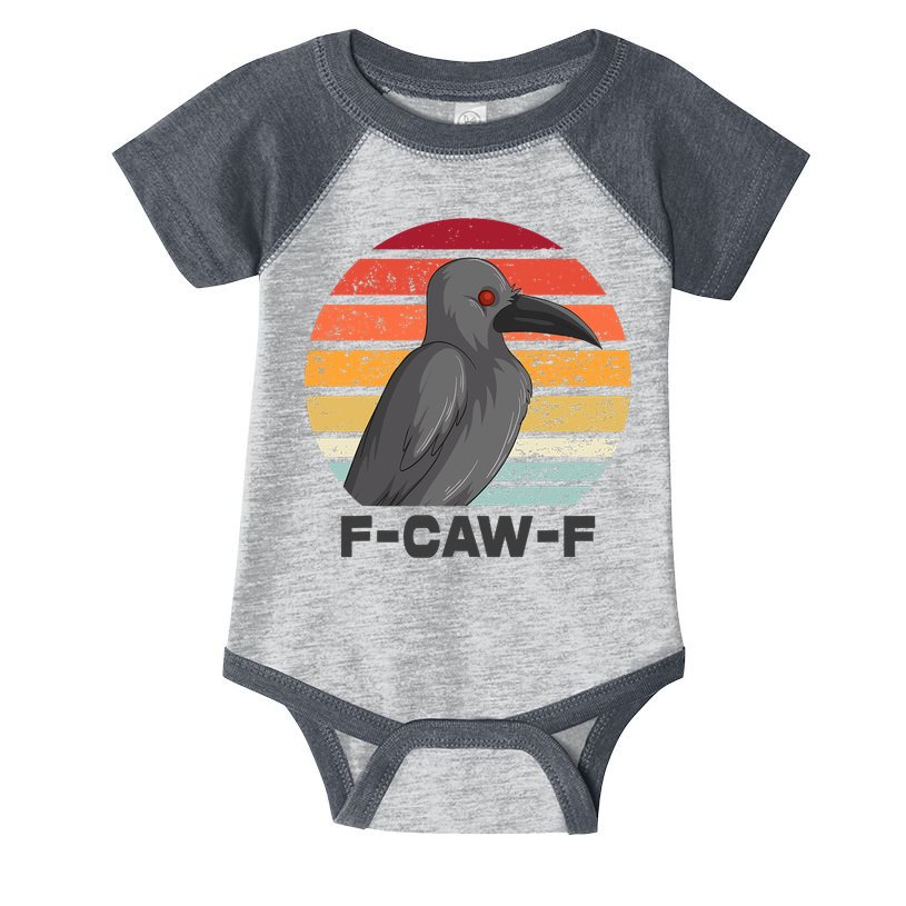 Funny F-Caw-F Crow Bird Infant Baby Jersey Bodysuit
